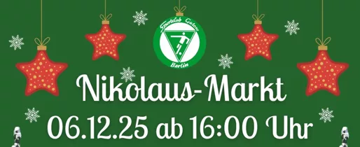 Einladung zum Nikolaus-Markt beim SC Gatow